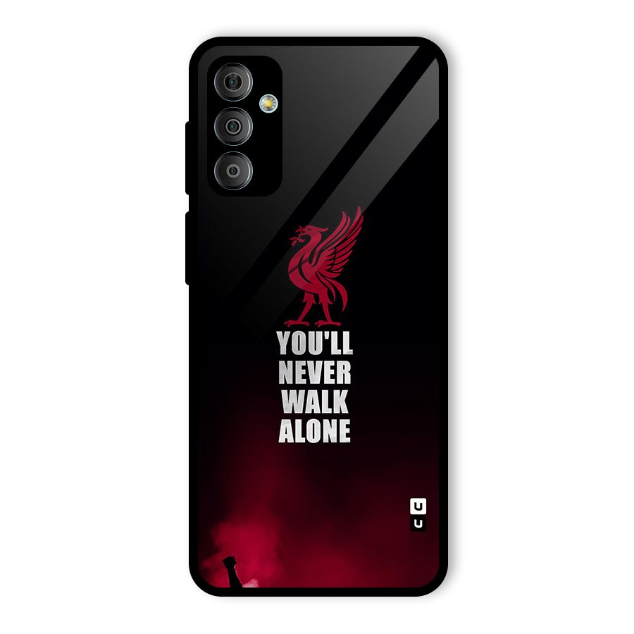 Walk Alone Glass Back Case for Galaxy F23