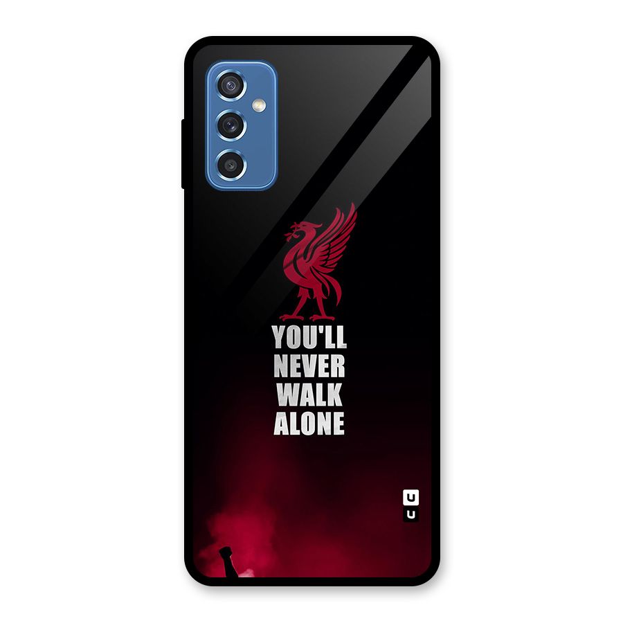 Walk Alone Glass Back Case for Galaxy M52 5G
