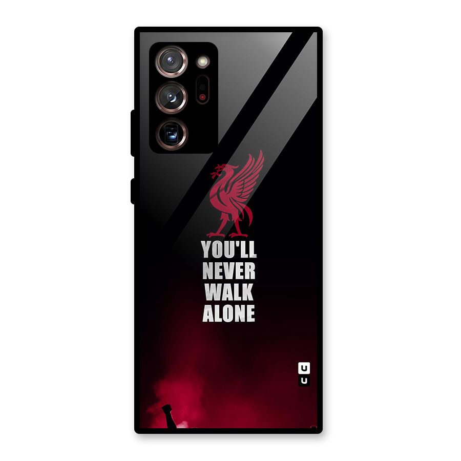 Walk Alone Glass Back Case for Galaxy Note 20 Ultra 5G