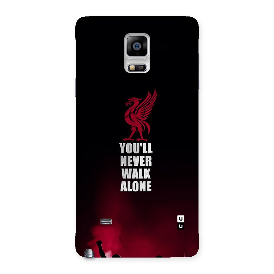 Walk Alone Back Case for Galaxy Note 4