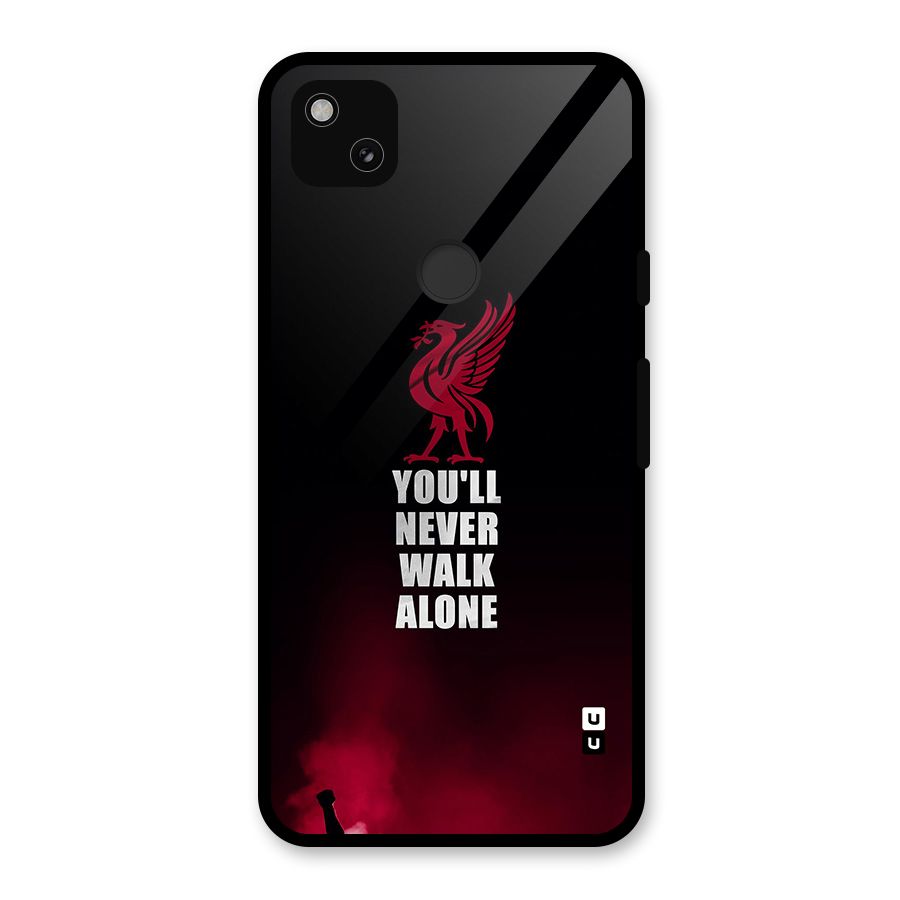 Walk Alone Glass Back Case for Google Pixel 4a