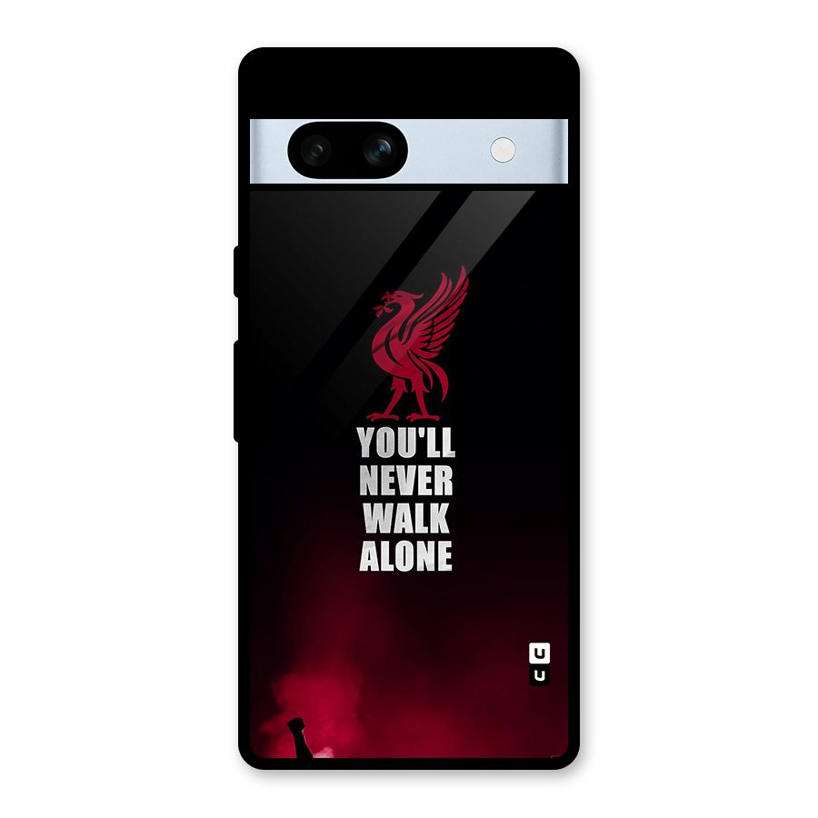 Walk Alone Glass Back Case for Google Pixel 7a