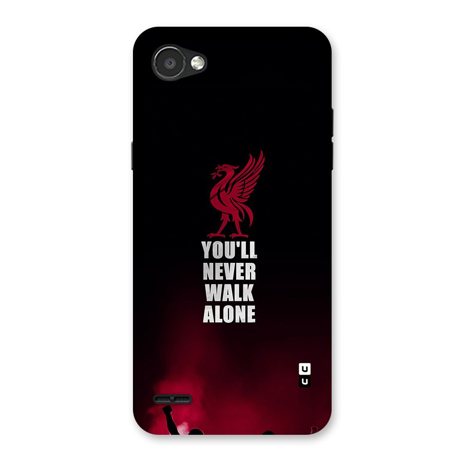Walk Alone Back Case for LG Q6