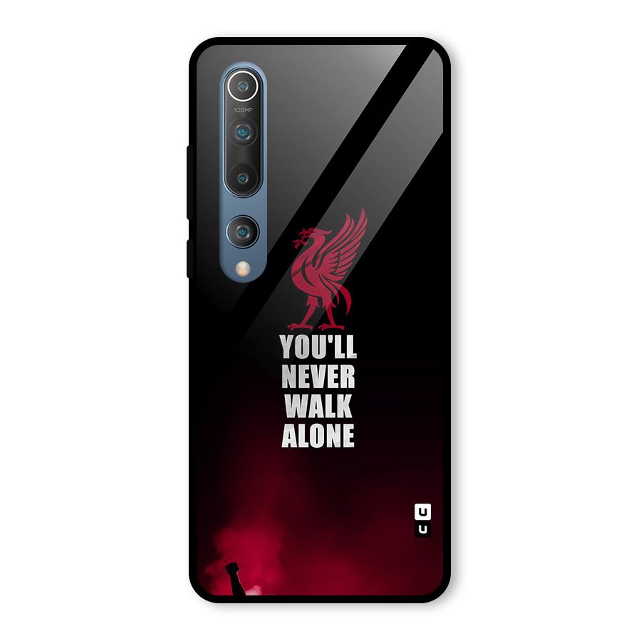 Walk Alone Glass Back Case for Mi 10