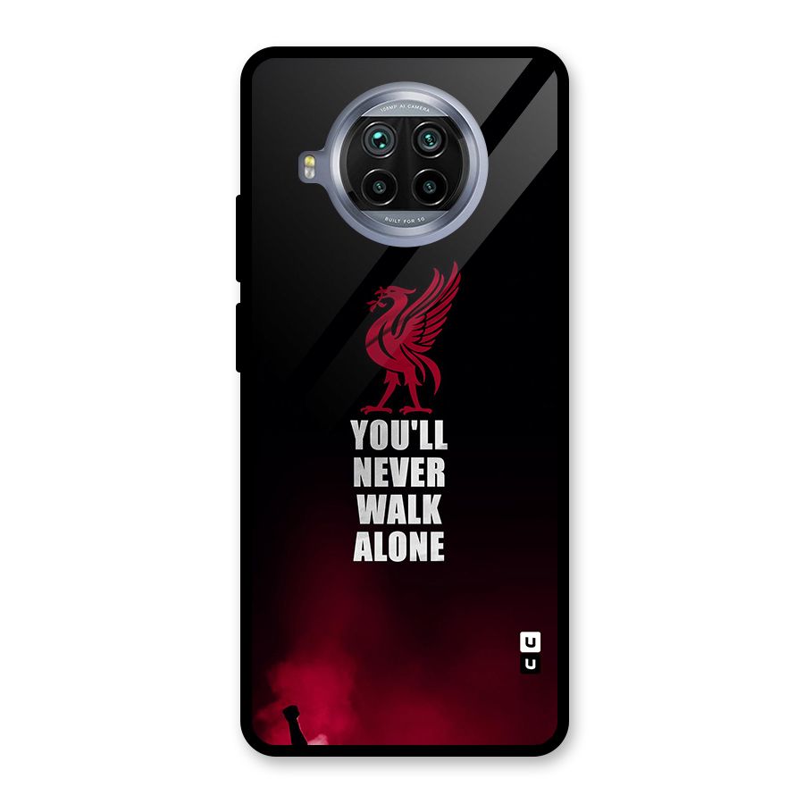 Walk Alone Glass Back Case for Mi 10i