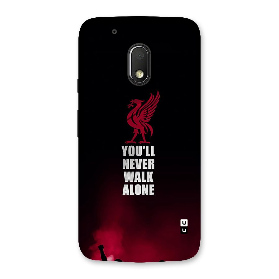 Walk Alone Back Case for Moto G4 Play