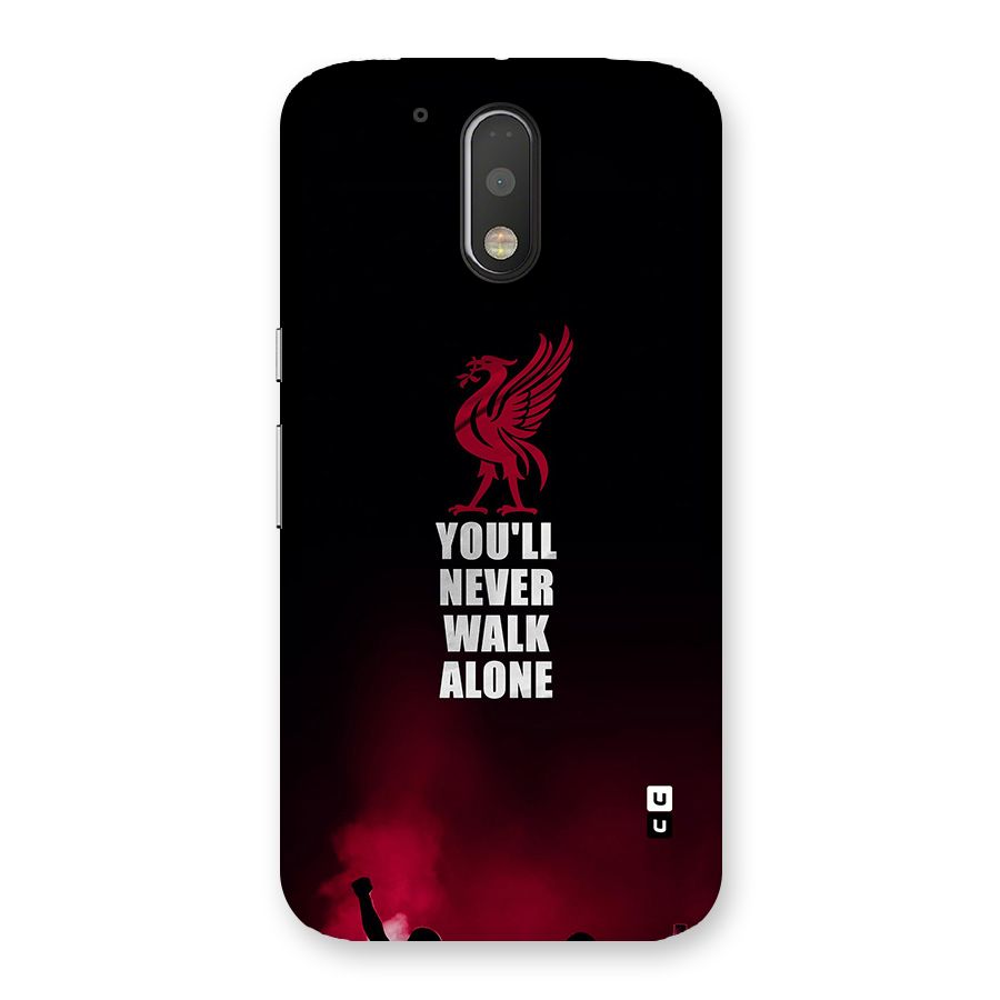 Walk Alone Back Case for Moto G4 Plus