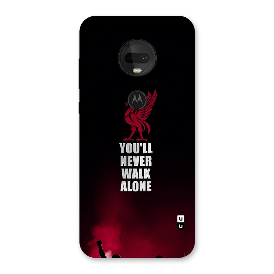Walk Alone Back Case for Moto G7