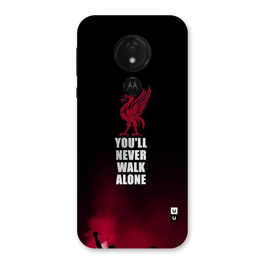 Walk Alone Back Case for Moto G7 Power