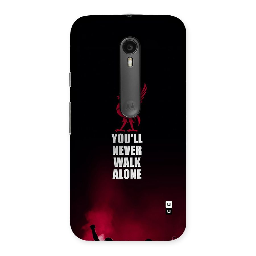 Walk Alone Back Case for Moto G Turbo