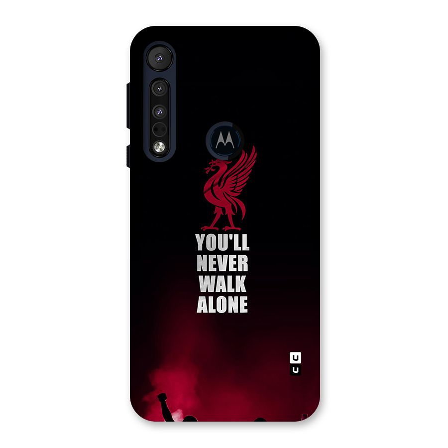 Walk Alone Back Case for Motorola One Macro