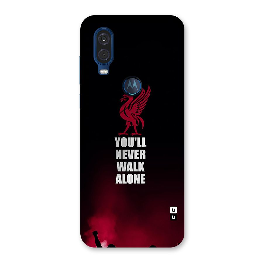 Walk Alone Back Case for Motorola One Vision