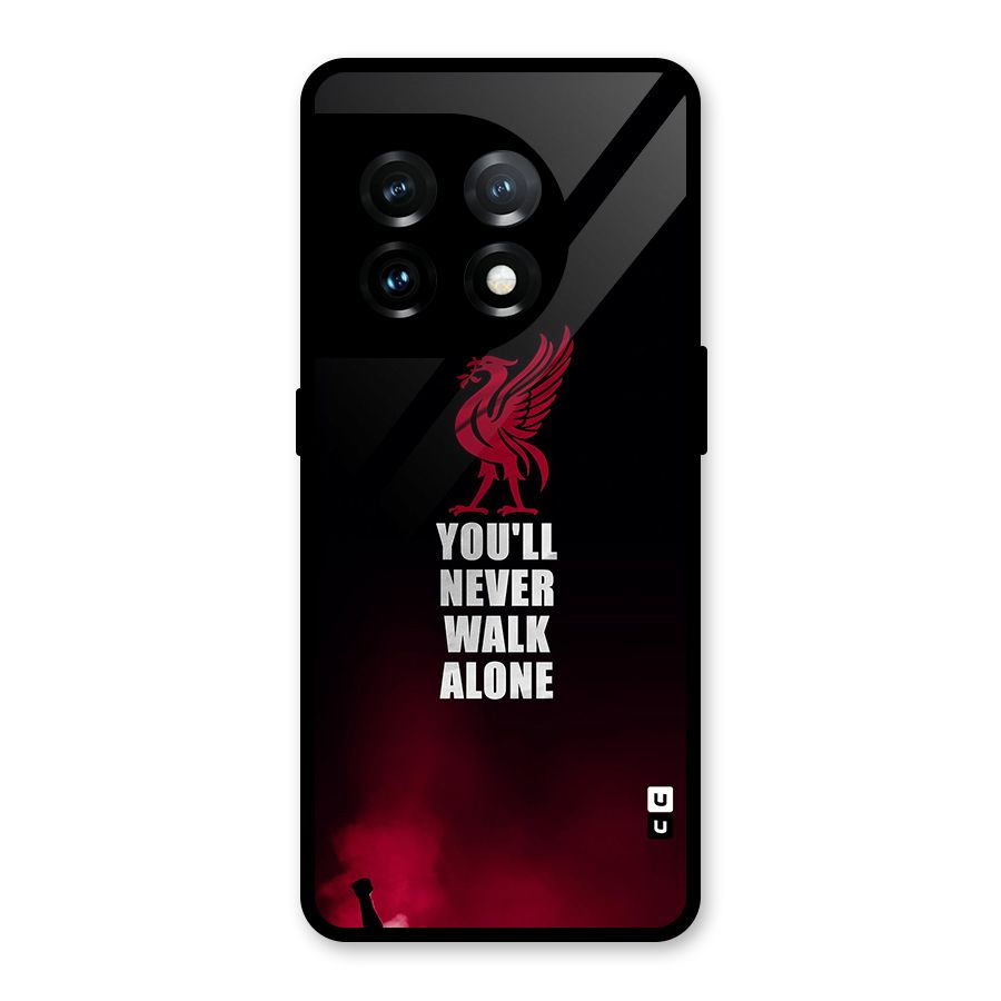 Walk Alone Glass Back Case for OnePlus 11
