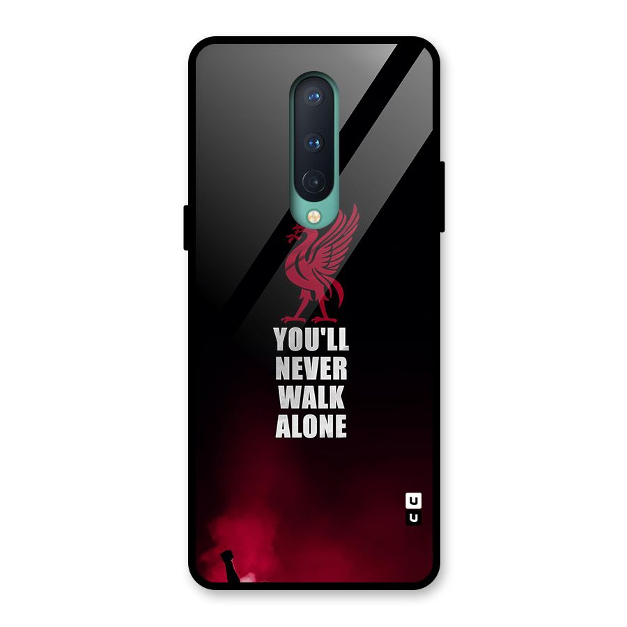 Walk Alone Glass Back Case for OnePlus 8