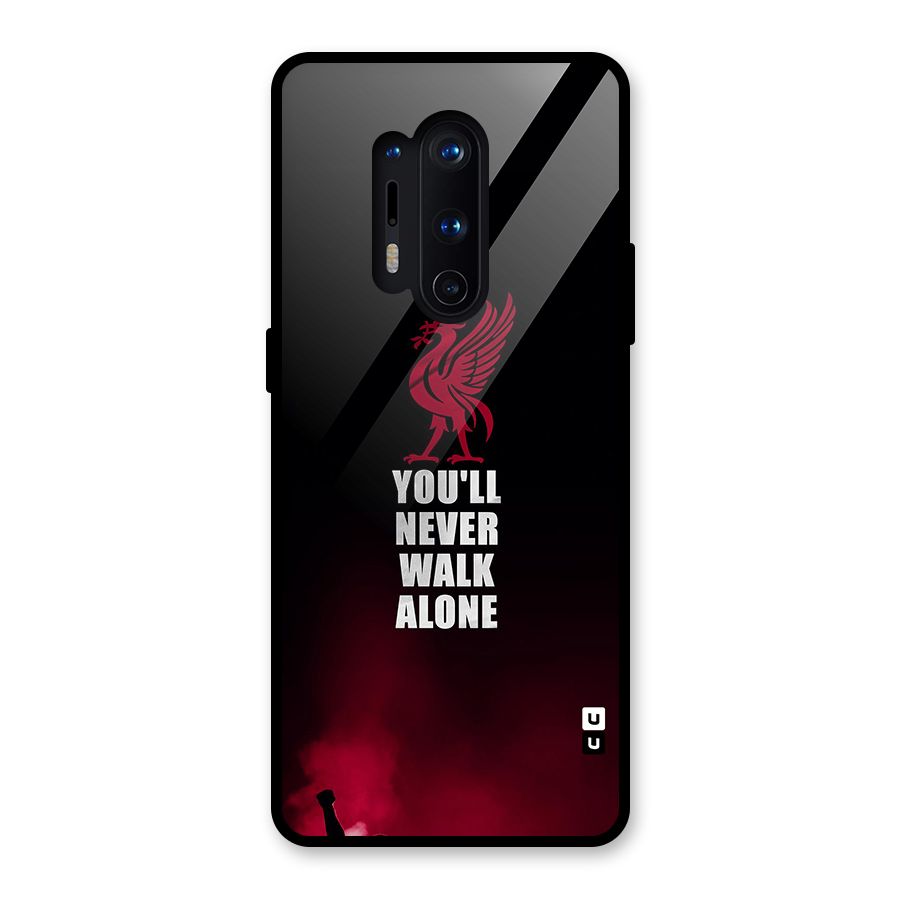 Walk Alone Glass Back Case for OnePlus 8 Pro