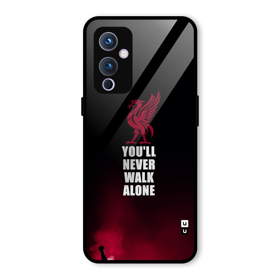 Walk Alone Glass Back Case for OnePlus 9