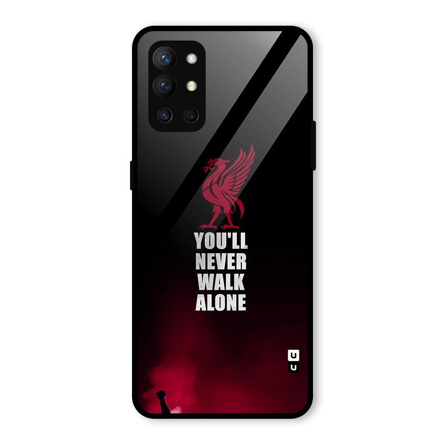 Walk Alone Glass Back Case for OnePlus 9R