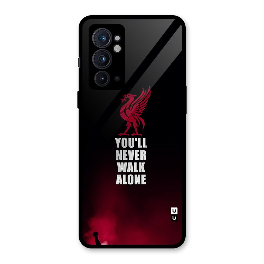 Walk Alone Glass Back Case for OnePlus 9RT 5G