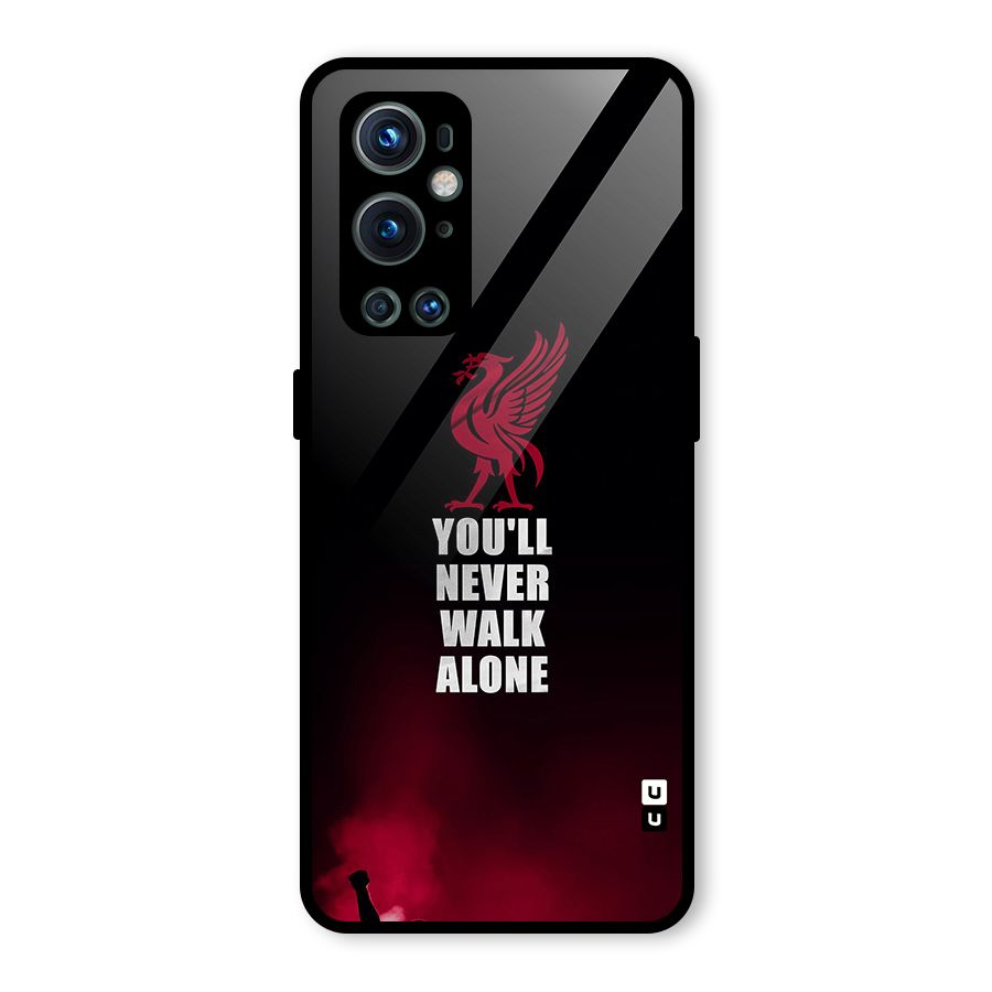 Walk Alone Glass Back Case for OnePlus 9 Pro
