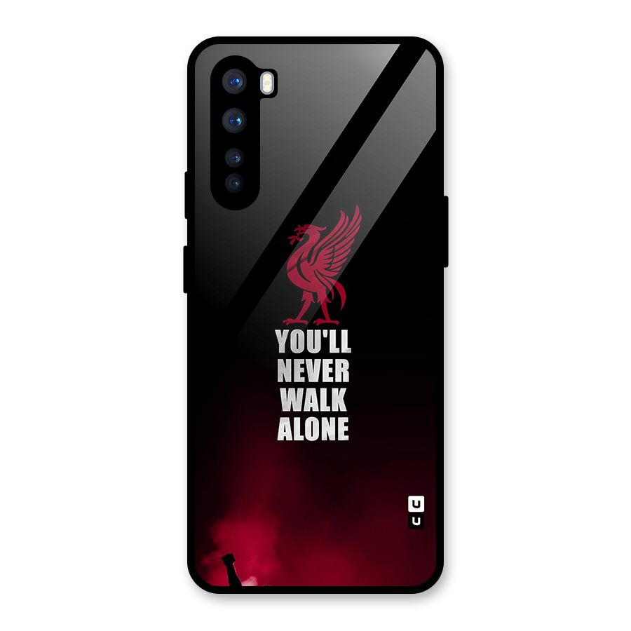 Walk Alone Glass Back Case for OnePlus Nord