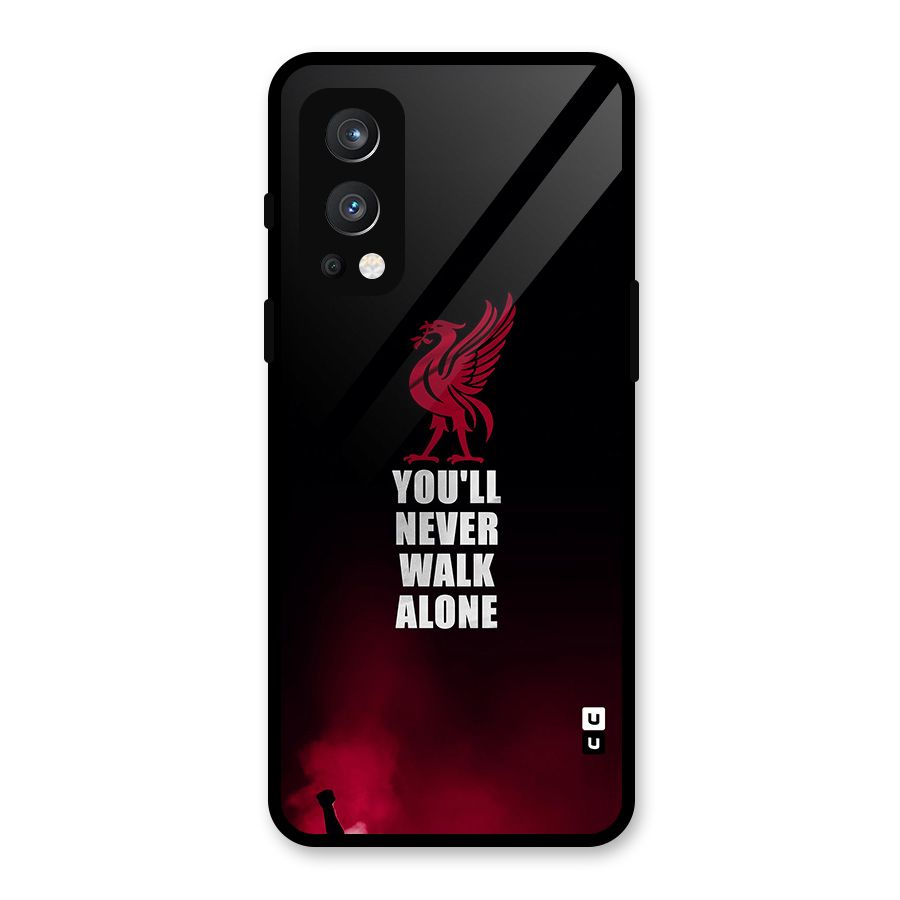 Walk Alone Glass Back Case for OnePlus Nord 2 5G