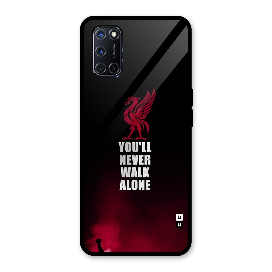 Walk Alone Glass Back Case for Oppo A52