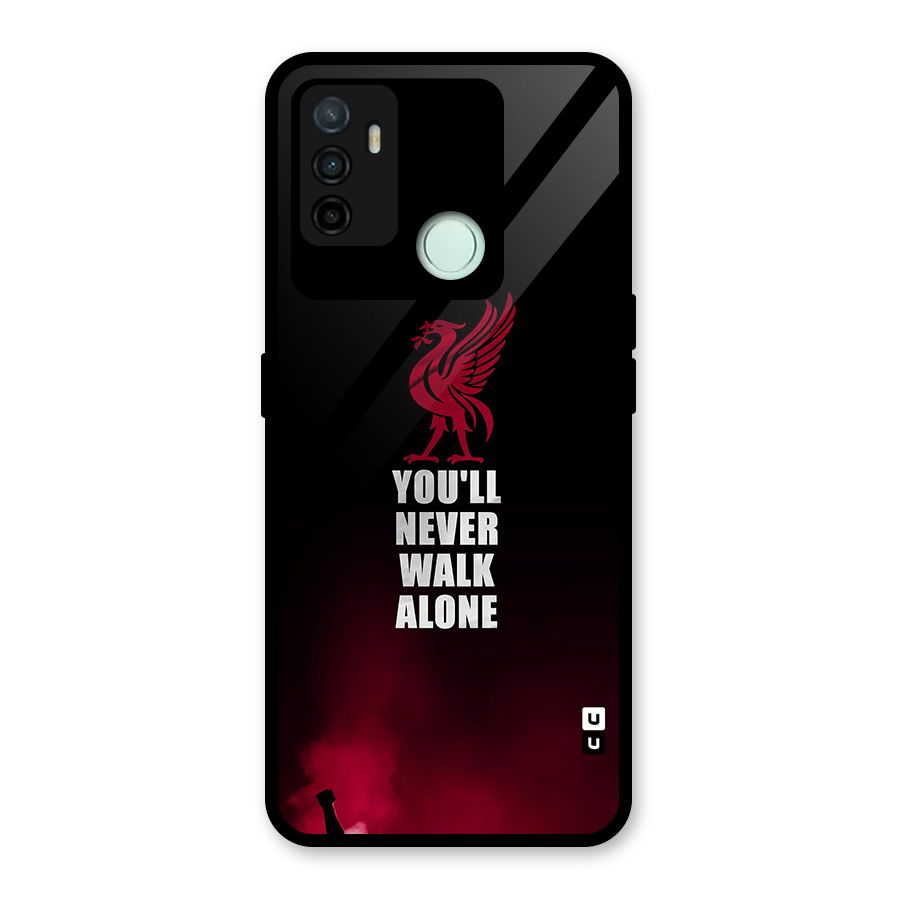 Walk Alone Glass Back Case for Oppo A53