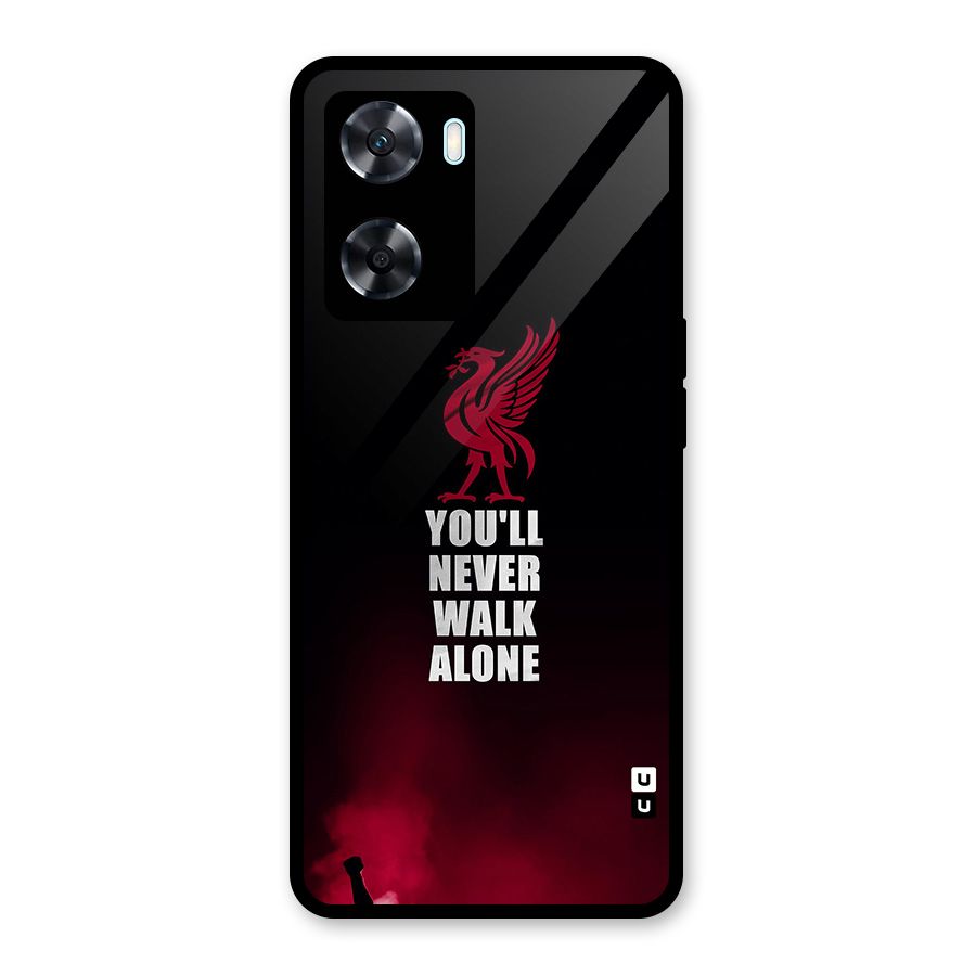 Walk Alone Glass Back Case for Oppo A77