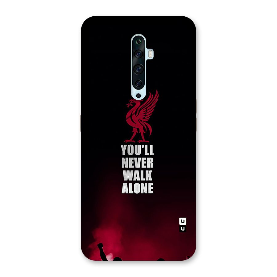 Walk Alone Glass Back Case for Oppo Reno2 F