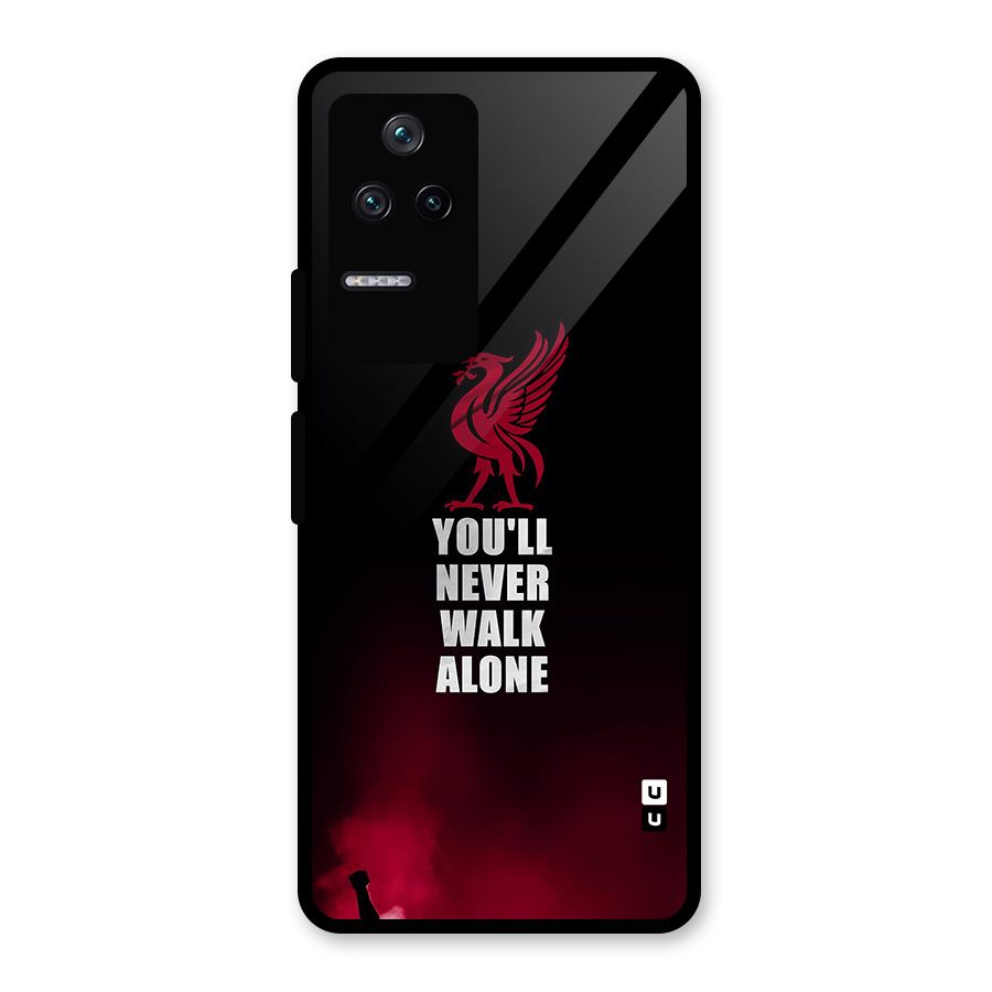 Walk Alone Back Case for Poco F4 5G