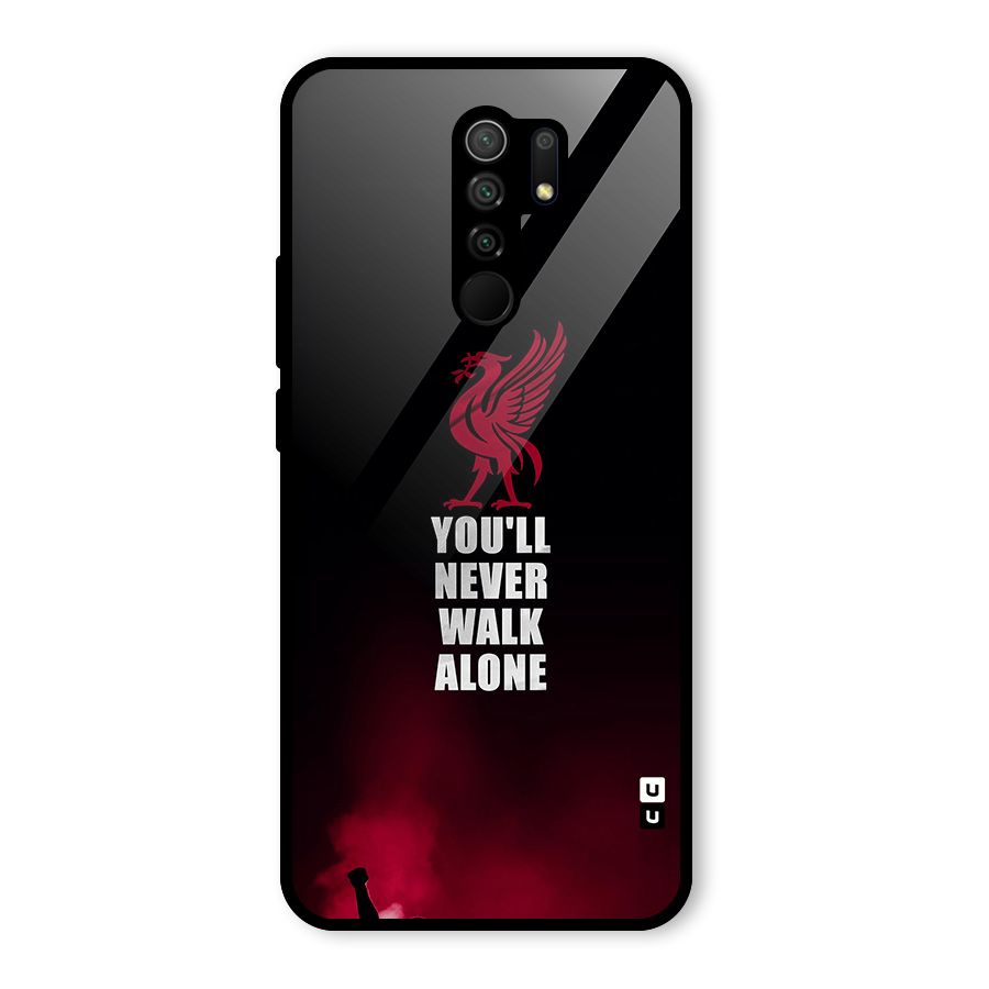 Walk Alone Glass Back Case for Poco M2