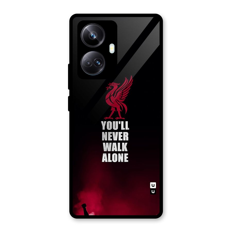 Walk Alone Glass Back Case for Realme 10 Pro Plus