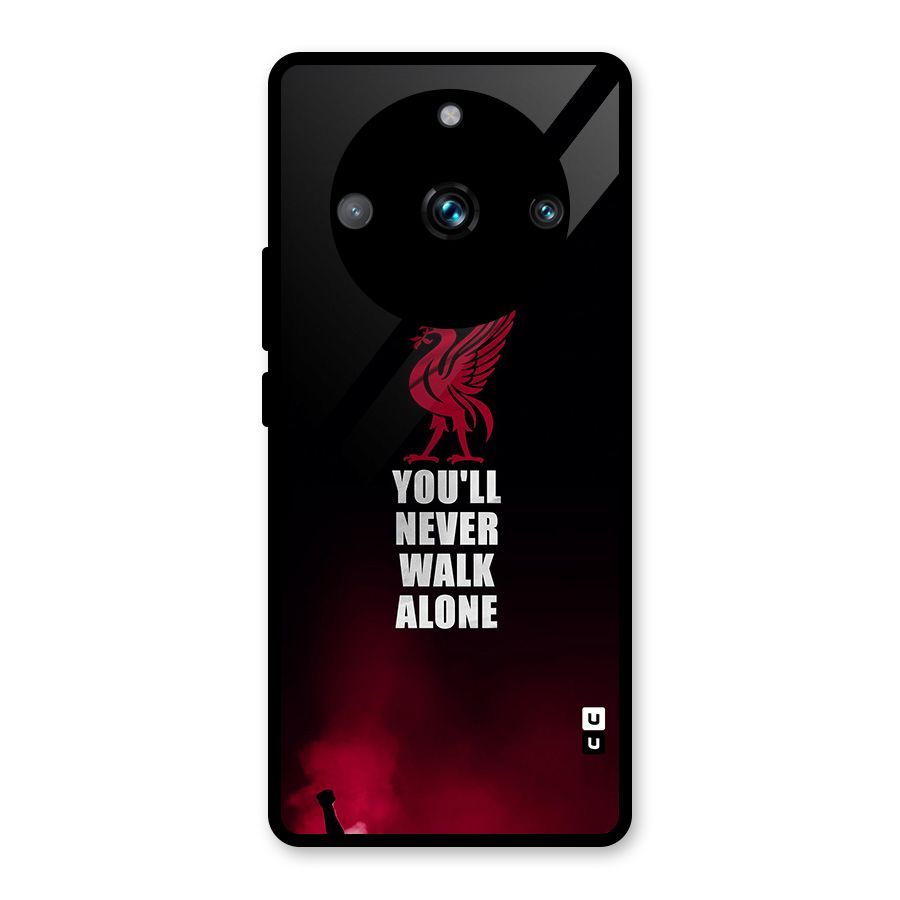 Walk Alone Glass Back Case for Realme 11 Pro Plus