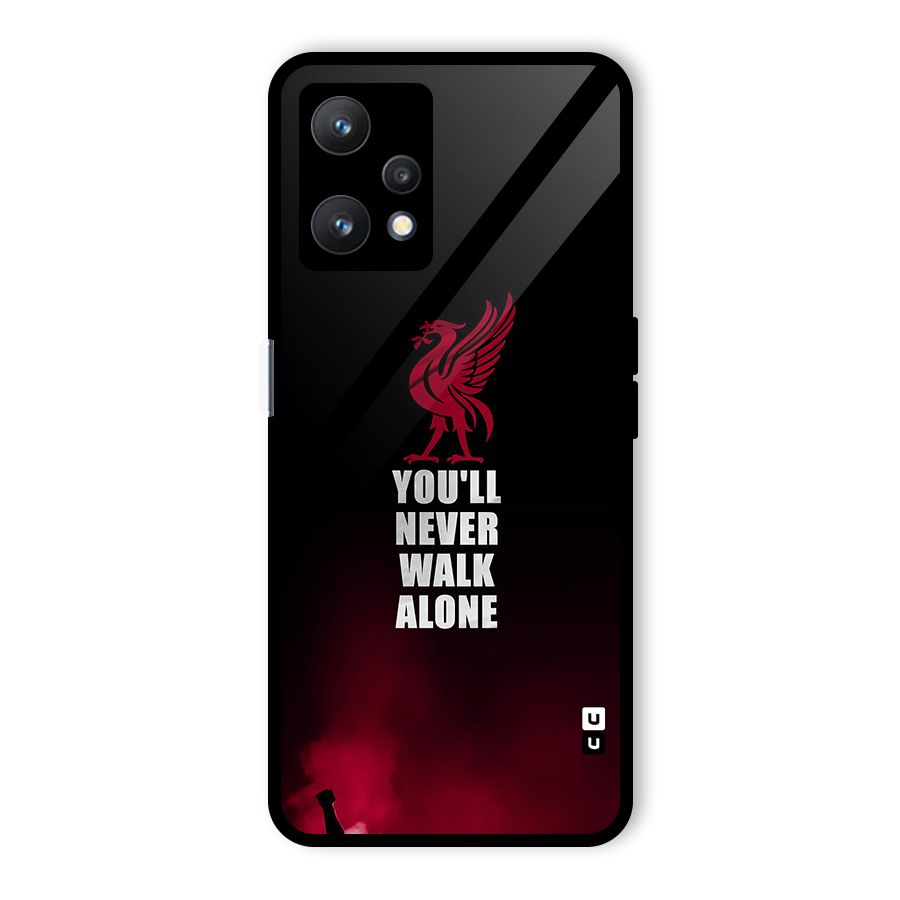 Walk Alone Glass Back Case for Realme 9 Pro 5G
