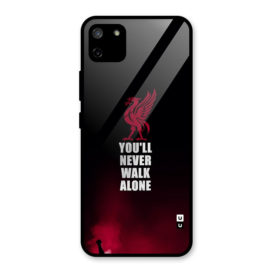 Walk Alone Glass Back Case for Realme C11