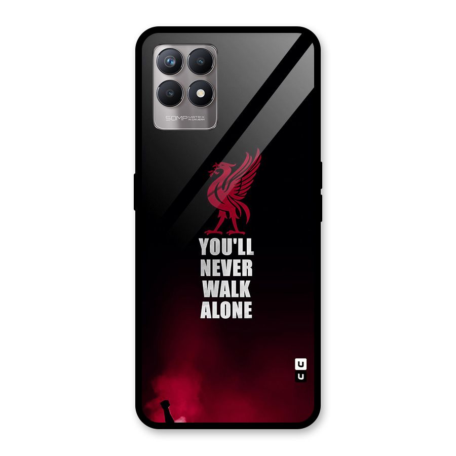 Walk Alone Glass Back Case for Realme Narzo 50