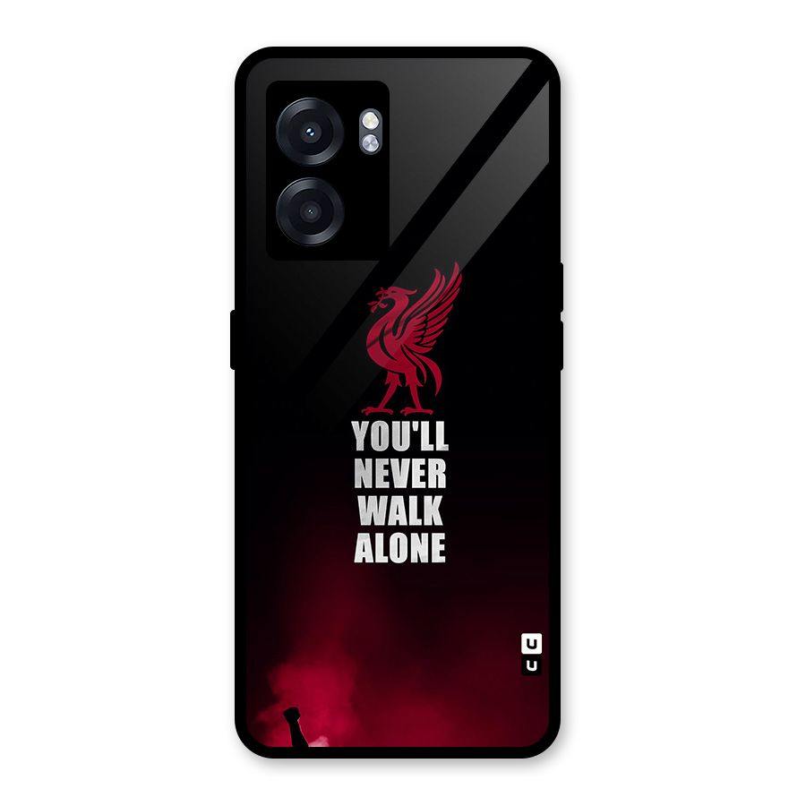 Walk Alone Glass Back Case for Realme Narzo 50 5G