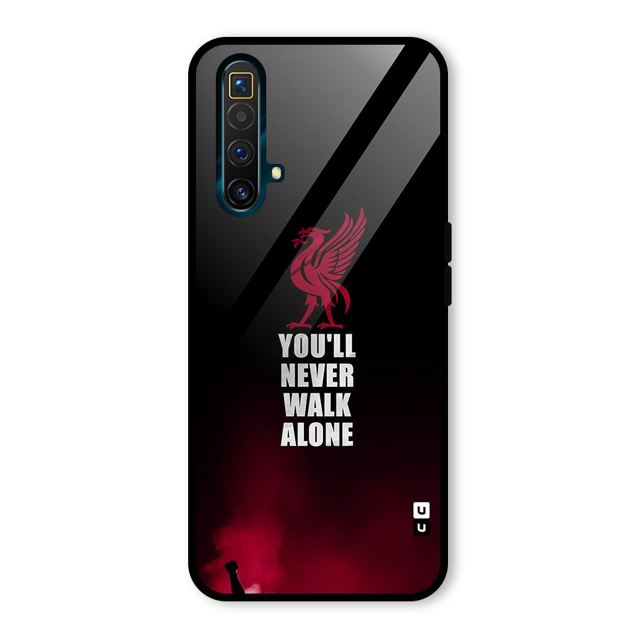Walk Alone Glass Back Case for Realme X3