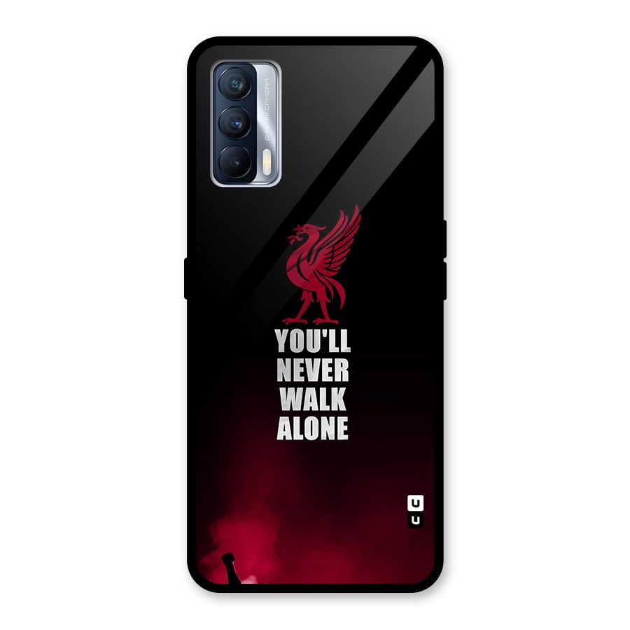 Walk Alone Glass Back Case for Realme X7