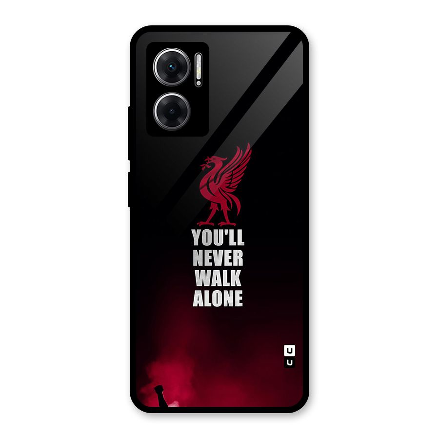 Walk Alone Glass Back Case for Redmi 11 Prime 5G