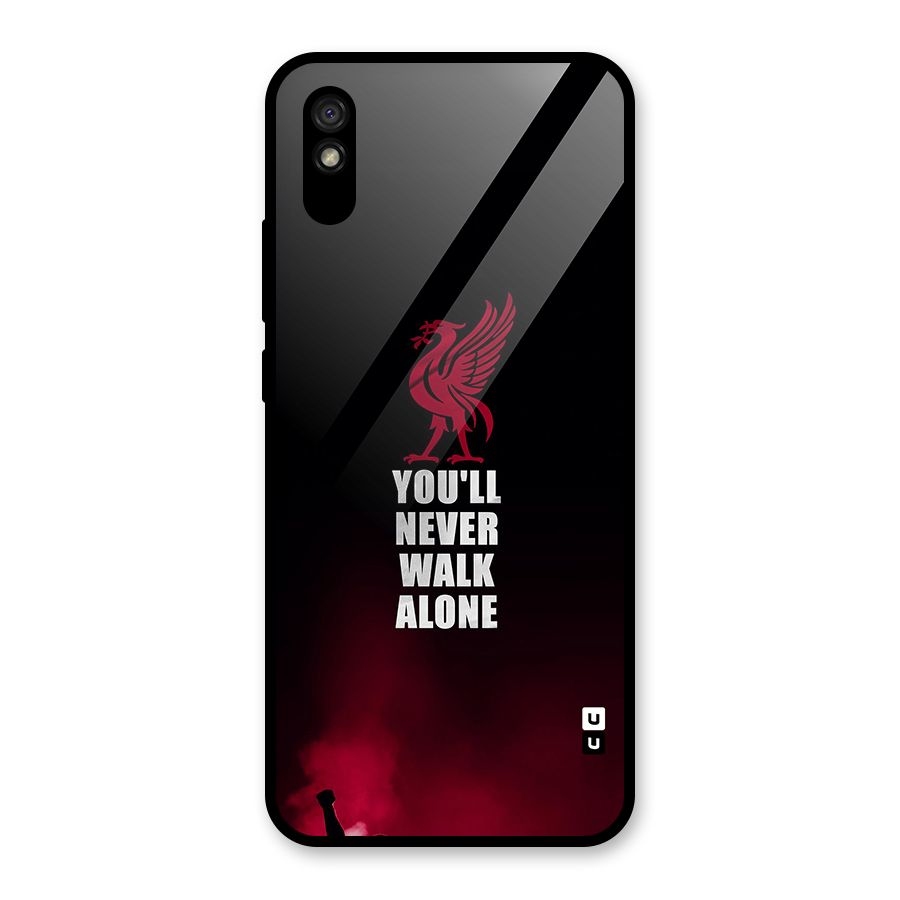 Walk Alone Glass Back Case for Redmi 9i