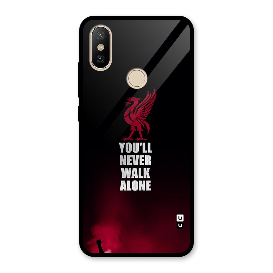 Walk Alone Glass Back Case for Redmi A2