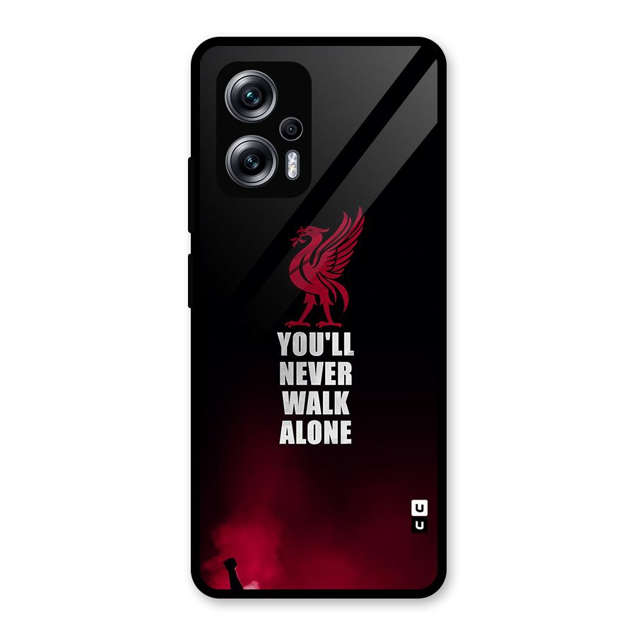 Walk Alone Glass Back Case for Redmi K50i