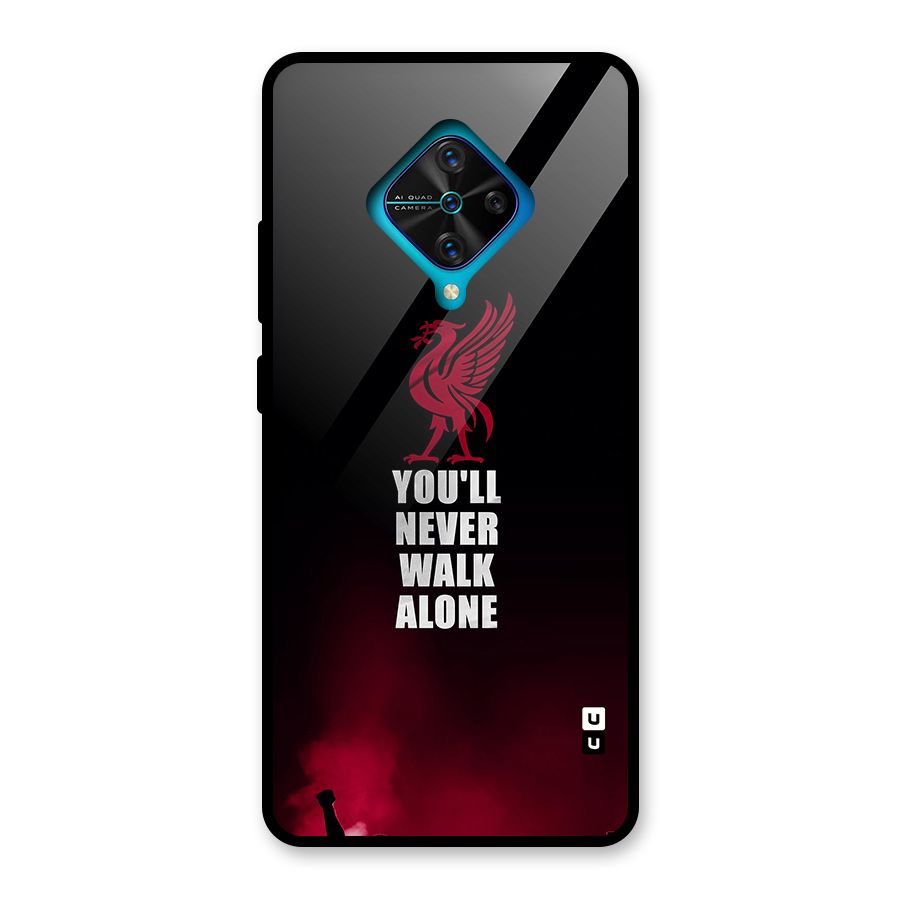 Walk Alone Glass Back Case for Vivo S1 Pro