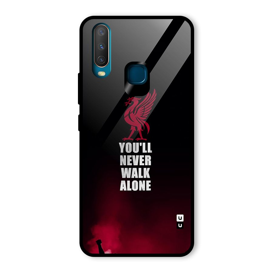 Walk Alone Glass Back Case for Vivo U10