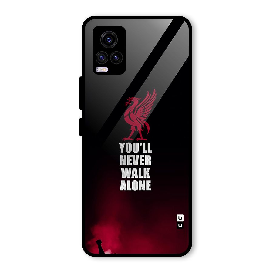 Walk Alone Glass Back Case for Vivo V20