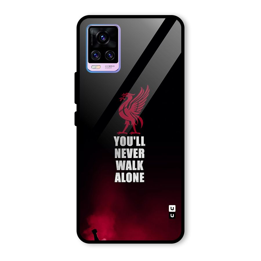 Walk Alone Glass Back Case for Vivo V20 Pro