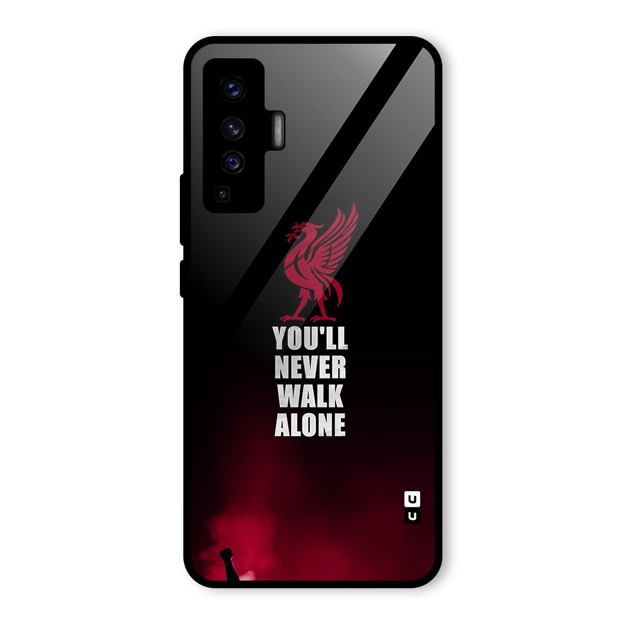 Walk Alone Glass Back Case for Vivo X50