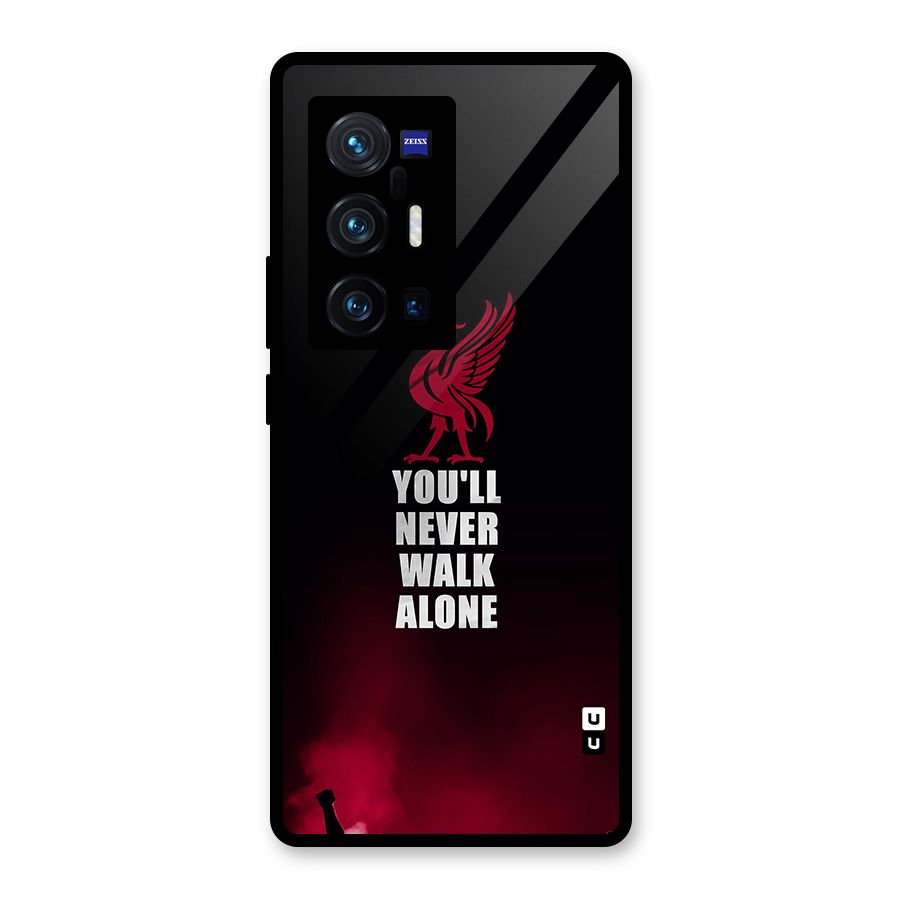 Walk Alone Glass Back Case for Vivo X70 Pro Plus