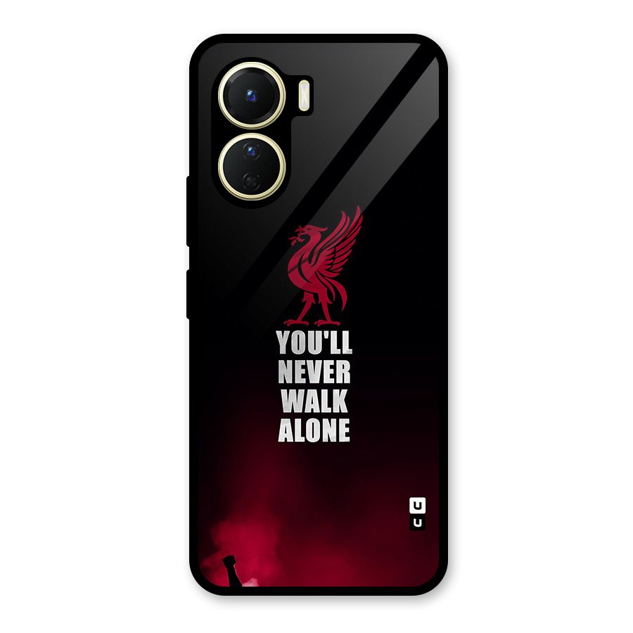 Walk Alone Glass Back Case for Vivo Y16